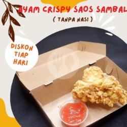 Ayam Crispy Saos Sambal Ocieds ( Tanpa Nasi)