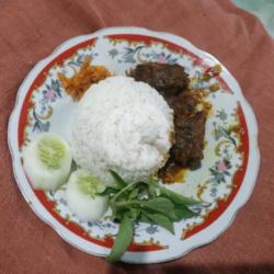 Paket Nasi Ayam Bumbu Hitam Bebek