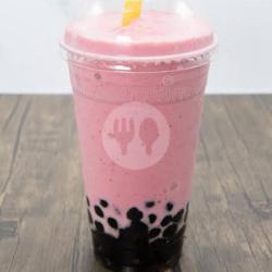 Jus Milkshake Strowberry Boba