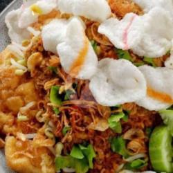 Nasi Tahu Telur Bumbu Kacang