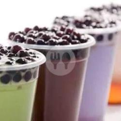 Es Bubble (coklat,stroberi,mangga,tiramisu,vanila,taro,milo,oreo,capuccino)