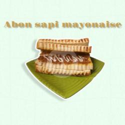 Roti Bakar Abon Sapi (asli) Mayonaise