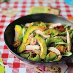 Pan-fried Chicken & Avocado Salad