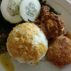 Nasi Telur Dadar Sayur Kumplit