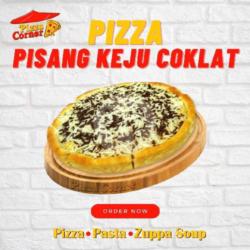 Pizza Pisang Keju Coklat