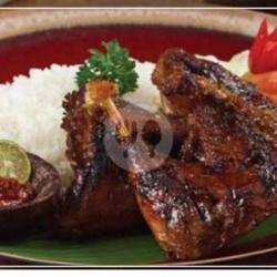 Nasi Bebek Bakar Bumbu Rujak