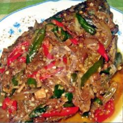 Ikan Bawal Masak Taucho