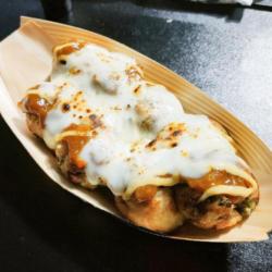 Takoyaki Cheese Curry Mozarrela (12 Pcs)