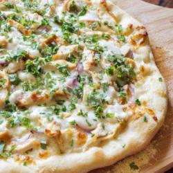 White Chicken Pizza