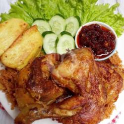 Nasi Ayam Geprek Sambal Pedas Manis