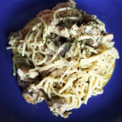 Spaghetti Chicken Carbonara