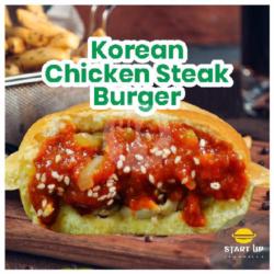 Korean Chicken Steak Burger