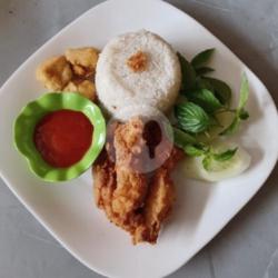 Nasi   Chiken Stick