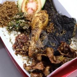 Nasi Liwet Kulit   Ayam   Paru