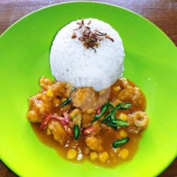 Cumi Crispy Asam Pedas