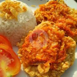 Nasi Tempe Crispy