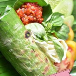 Nasi Bakar Asin Cabe Ijo