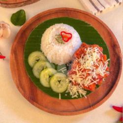 Nasi Usus Kulit Keju