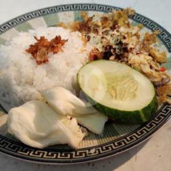 Nasi Geprek Mozarella