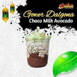 Dalgona Choco Milk Avocado