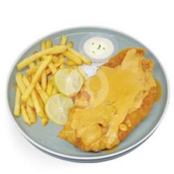 Fish & Chips Salted Egg