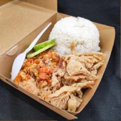 Paket Ayam Geprek   Jamur Box