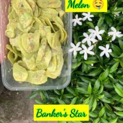 Keripik Pisang Lumer Rasa Melon