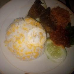 Nasi Jagung  Babat Komplit