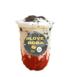 Red Velvet /love Boba/large