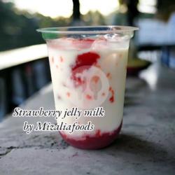 Strawberry Jelly Milk