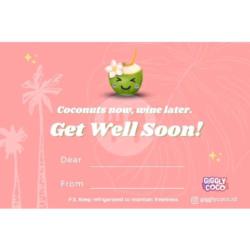 Get Well Soon Gift Card - Pink