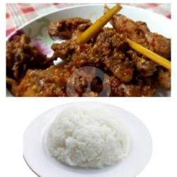 Bebek Rica Rica   Nasi 1 Porsi