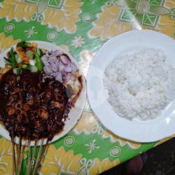 Sate Ayam 10 Tusuk Nasi