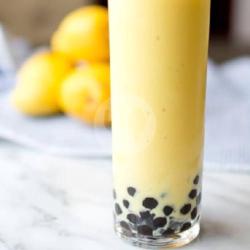 Mango Boba Milk Tea