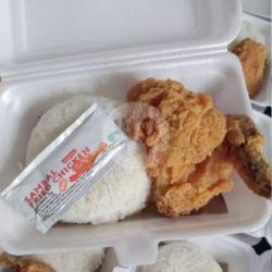 Nasi Ayam Krispy Paha