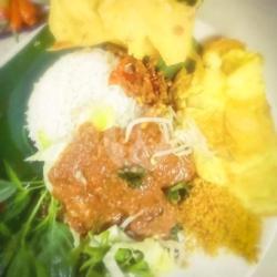 Nasi Pecel Sayur  Telor Dadar