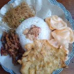 Nasi Uduk Bihun  Oreg Tempe/bakwan Goreng