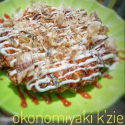 Okonomiyaki Salmon   Katsuobushi