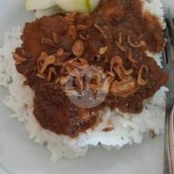 Nasi Krengsengan Daging Sapi Spesial Dengan Telur