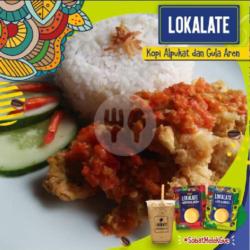 Paket Geprek Mewek   Kopi Lokalate