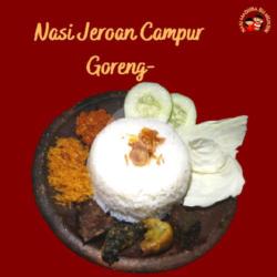 Nasi Jeroan Campur Sambal Korek