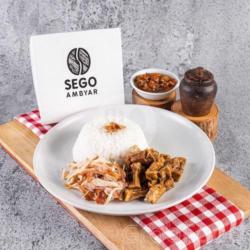 Sego Ambyar Ayam Solo (sambal Korek)