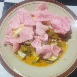 Ketupat Sayur Buncis Biasa