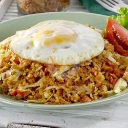 Nasi Goreng Telor Setengah Matang