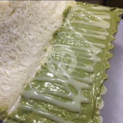 Roti Bakar Glaze Greentea