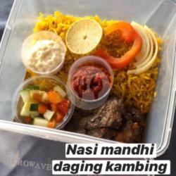 Nasi Mandhi Daging Kambing