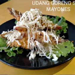 Udang Goreng Saos Mayonaise   Nasi