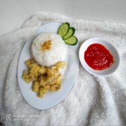 Cumi Goreng Tepung   Nasi