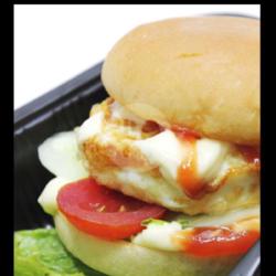 Chiken Burger  Telur