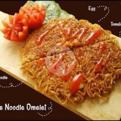 Omelet , 2 Telur Mie Goreng Jumbo Level 0-5